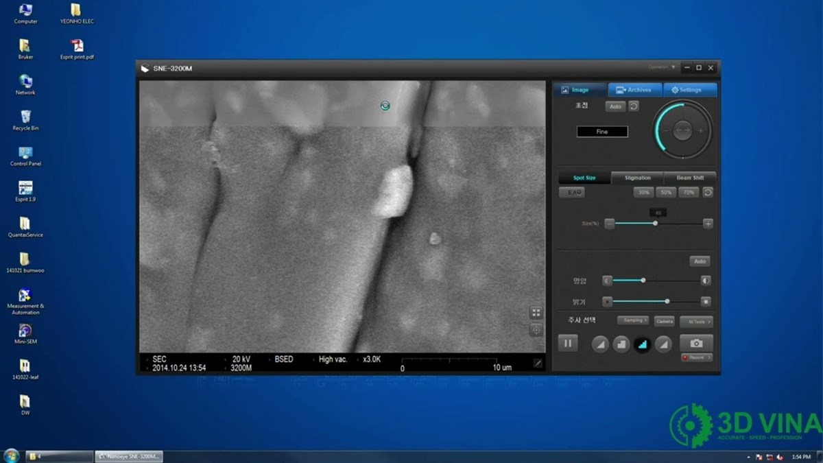 Sử dụng máy X Ray để bàn SEM SNE 3200M