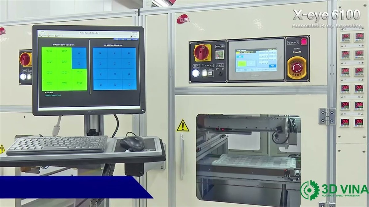 Tự động hóa quá trình kiểm tra pin bằng X ray