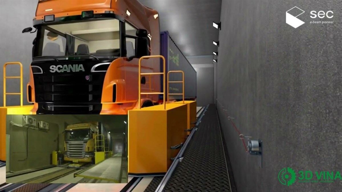 Kiểm tra công ten nơ bằng X ray