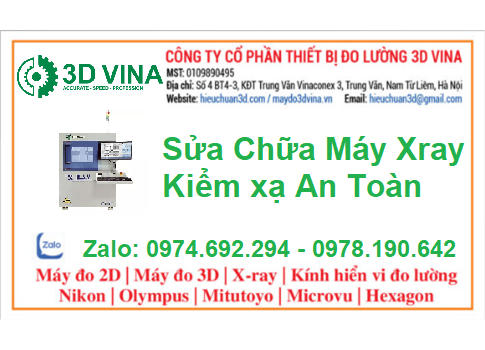 3D Vina – Trung tâm sửa chữa, kiểm xạ, cho thuê mua bán máy xray công nghiệp