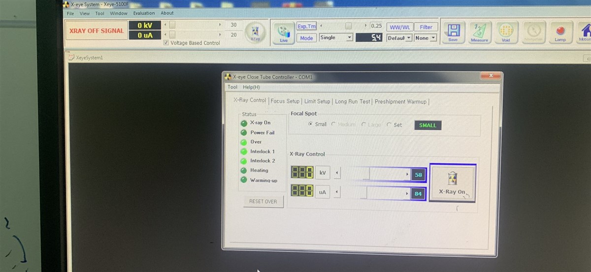 3D VINA - Sửa Lỗi X-ray OFF SIGNAL Máy X-ray SEC X-eye 5100F Tại Anam Electronics